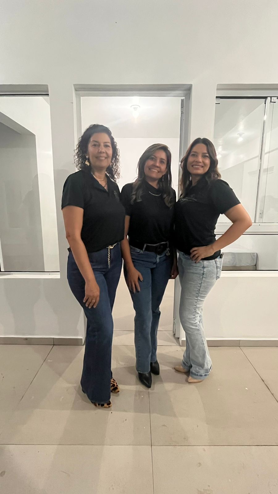 Equipe do Residencial Leite, três integrantes